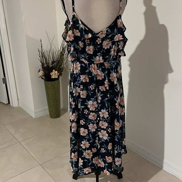 Torrid Sz 3 3X sleeveless floral dress 640 - Picture 4 of 5